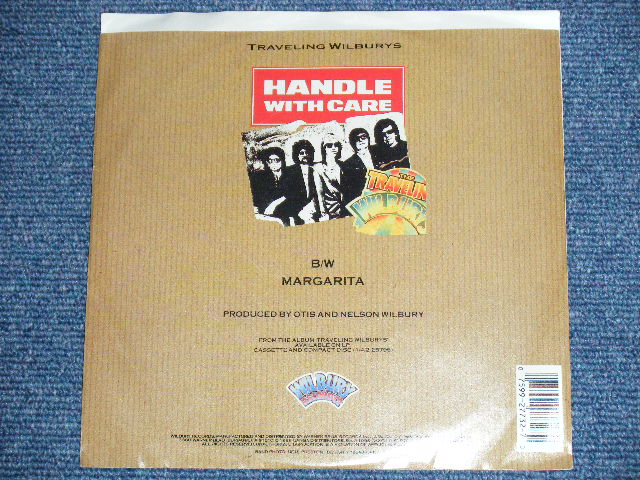 画像: TRAVELING WILBURYS ( BOB DYLAN,ROY WOOD,ROY ORBISON,GEORGE HARRISON,TOM PETTY, ) - HANDLE WITH CARE / 1988 US ORIGINAL 7"Single With PICTURE SLEEVE 