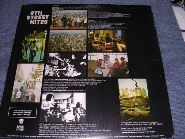 画像: BACK DOOR - 8TH STREET NITES   / 1973  UK ORIGINAL LP 