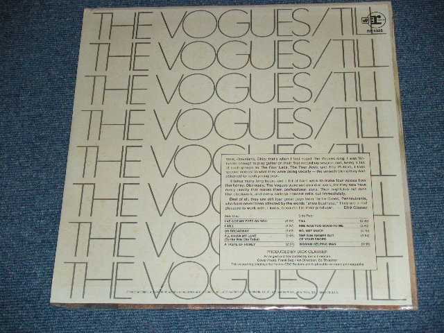 画像: THE VOGUES - TILL  / 1969 US ORIGINAL Brand New SEALED LP 