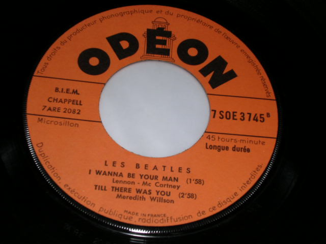 画像: LES BEATLES - I WANT TO HOLD YOUR HAND  / 1960s FRANCE ORIGINAL 7"EP With PICTUER SLEEVE