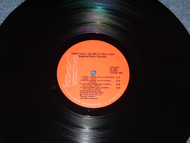 画像: SUGAR LOAF (  JERRY CORBETTA ) - DON'T CALL US-WE'LL CALL YOU  / 1975 US Original  LP