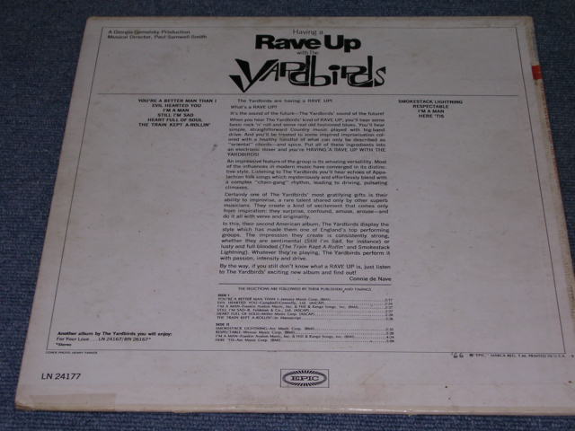 THE YARDBIRDS - HAVING A RAVE UP / 1965 US ORIGINAL MONO LP