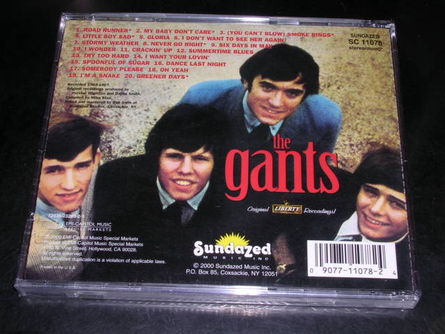 画像: THE GANTS - ROAD RUNNER ! THE BEST OF (SEALED)  /  2003 US AMERICA  "BRAND NEW SEALED" CD