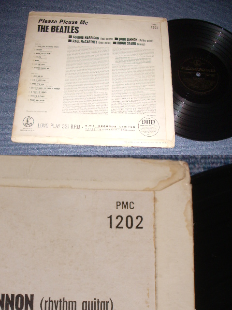 THE BEATLES - PLEASE PLEASE ME ( GOLD u0026 BLACK Label : 1st Press DICK JAMES  MUS.CO. Credit Label : MATRIX Number 1N u0026 1N : 'THIN' PMC Logo on Back  Cover ) /