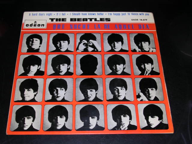 画像1: THE BEATLES - QUE NOCHE LA DE AQUEL DIA    / 1960s SPAIN ORIGINAL 7"EP With PICTUER SLEEVE