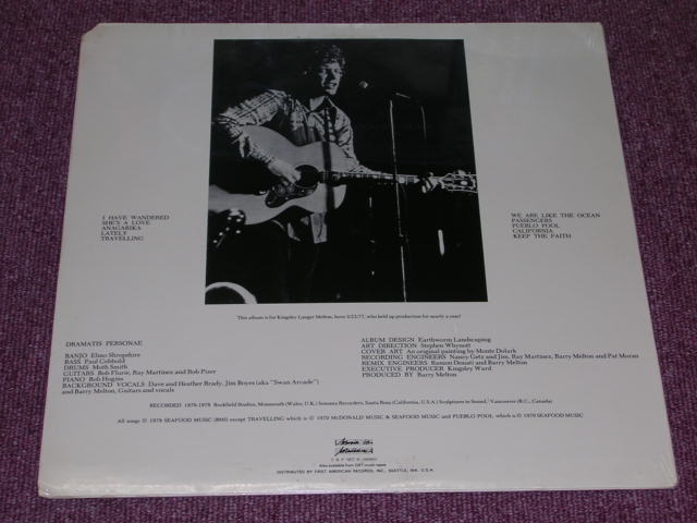 画像: BARRY MELTON -  WE ARE LIKE THE OCEAN / US ORIGINAL Sealed LP 