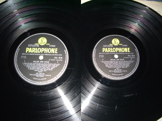 画像: THE HOLLIES - HOLLIES SING DYLAN ( Ex++ class )  / 1969 UK ORIGINAL "YELLOW PARLOPHONE" STEREO  LP 