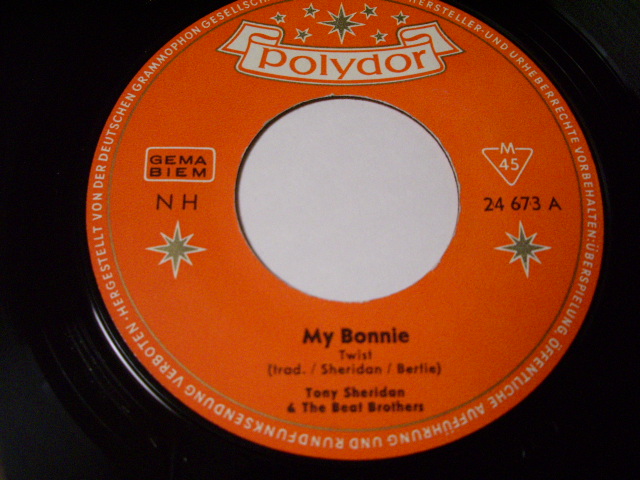 画像: TONY SHERIDAN & THE BEAT BROTHERS - MY BONNIE / GERMAN 7" SINGLE ORIGINAL  With PS