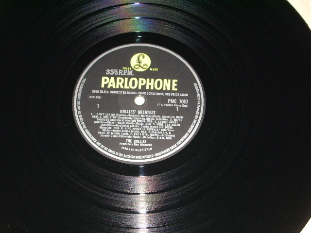 画像: THE HOLLIES - HOLLIES' GREATEST ( MINT- class )  / 1968 UK ORIGINAL "YELLOW PARLOPHONE" MONO  LP 