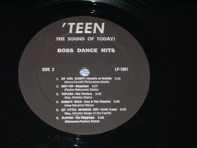 画像: V.A. & THE  TELSTARS - BOSS DANCE HITS (60s MINOR SURF GARAGE INSTRO) / MID 1960s US ORIGINAL LP Release From HONOLULU HAWAII'S INDEPENDENT LABEL 