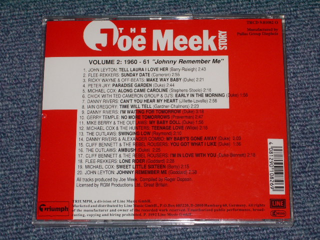 画像: V.A. OMNIBUS - THE  JOE MEEK STORY VOL.2 1960-1961  / 1992 GERMAN ONLY ORIGINAL Brand New CD 