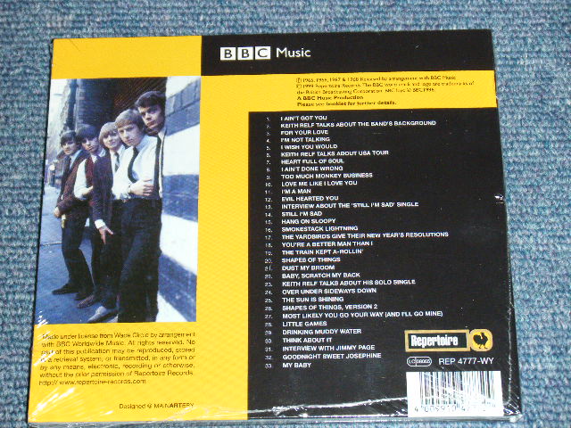 画像: THE YARDBIRDS - THE BBC SESSIONS  / 1996 GERMANY SEALED CD