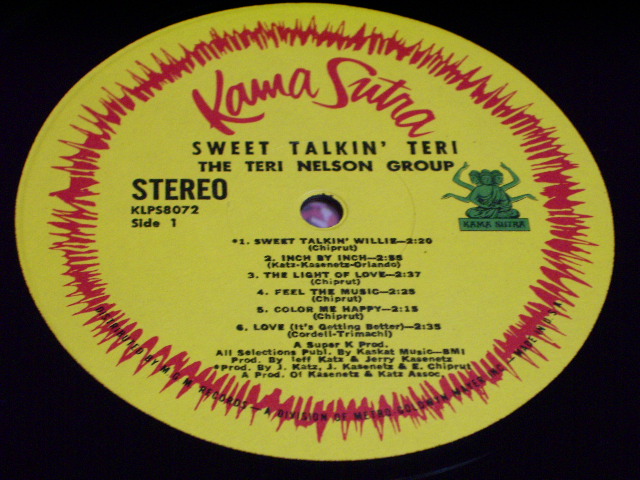 画像: TERI NELSON GROUP  - SWEET TALKIN' TERI / US ORIGINAL LP 