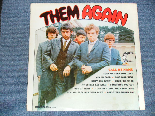 THEM ( VAN MORRISON ) - THEM AGAIN / 1966 US ORIGINAL MONO LP