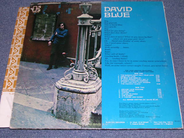 画像: DAVID BLUE  - DAVID BLUE   / 1965 US ORIGINAL MONO LP 