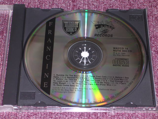 画像: FRANCINE - HARD ENOUGH / 1990 UK ORIGINAL Brand New CD  