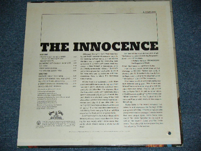 画像: THE INNOCENCE ( Produced by ANDSERS & PONCIA ) - THE INNOCENCE  / 1967 US ORIGINAL  Used MONO LP 