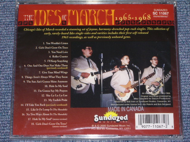 THE IDES OF MARCH -IDEOLOGY 1965-1968 / 2000 US SEALED NEW CD - パラダイス・レコード
