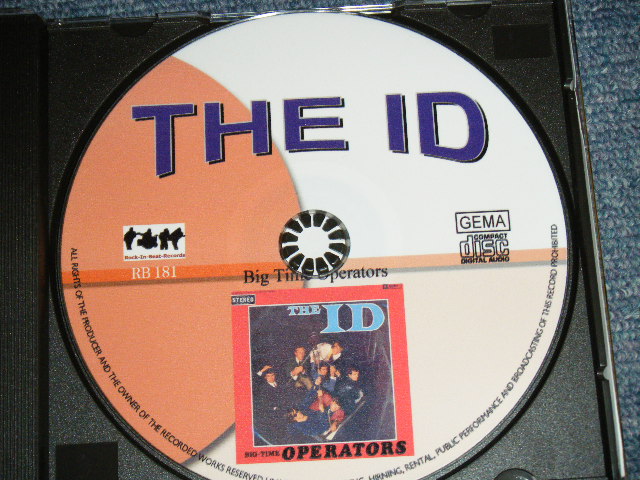 画像: THE ID - BIG-TME OPERATORS  / 　 GERMAN Brand New  CD-R 