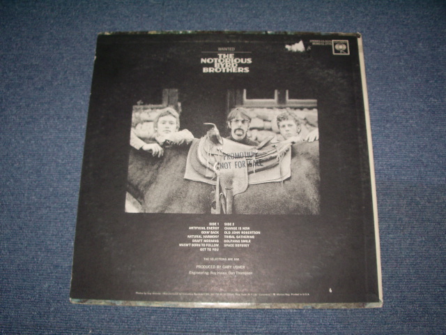 画像: THE BYRDS - THE NOTORIOUS BYRD BROTHERS  / 1968 ORIGINAL Promo Sheet STEREO  LP