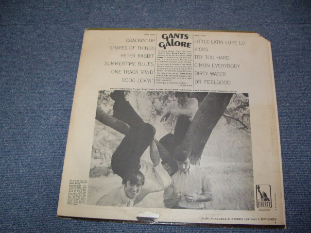 画像: THE GANTS - GANTS GALORE  / 1966 US ORIGINAL MONO LP 