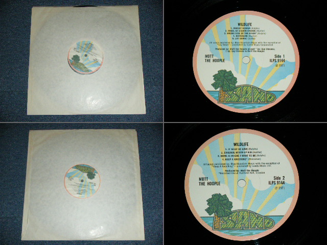 画像: MOTT THE HOOPLE  - WILDLIFE / 1971 UK ORIGINAL "PINK RIM LABEL" Used LP 