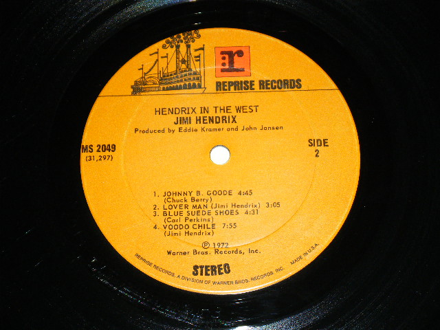 画像: JIMI HENDRIX - IN THE WEST ( MINT-/Ex+++ ) / 1971 US ORIGINAL LP 