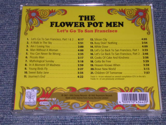 画像: THE FLOWER POT MEN - LET'S GO TO SAN FRNCISCO  / 1993 GERMANY SEALED CD