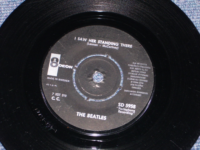 画像: THE BEATLES - ALL MY LOVING  ( Ex/Ex+ ) / 1960's  SWEDEN ORIGINAL Used 7" Single With PICTURE SLEEVE 