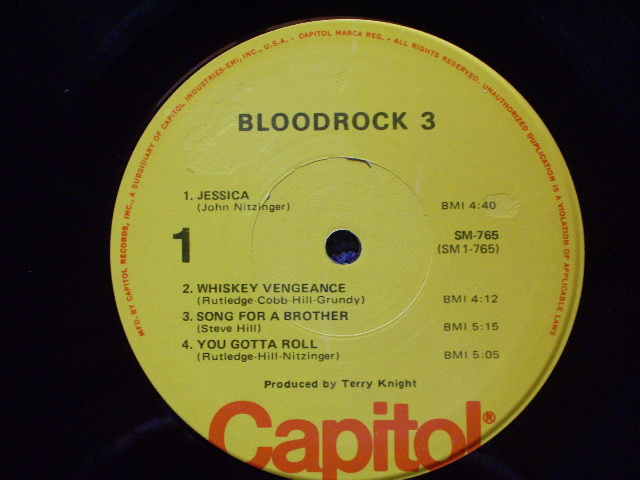 画像: BLOODROCK - BLOODROCK 3  / 1970s US REISSUE LP 