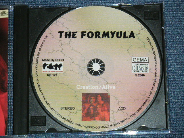 画像: THE FOURMYULA- TWO GREAT NZ PSYCHEDELIC LP'S ON 1 CD  CREATION + ALIVE / GERMAN Brand New CD-R  Special Order Only Our Store