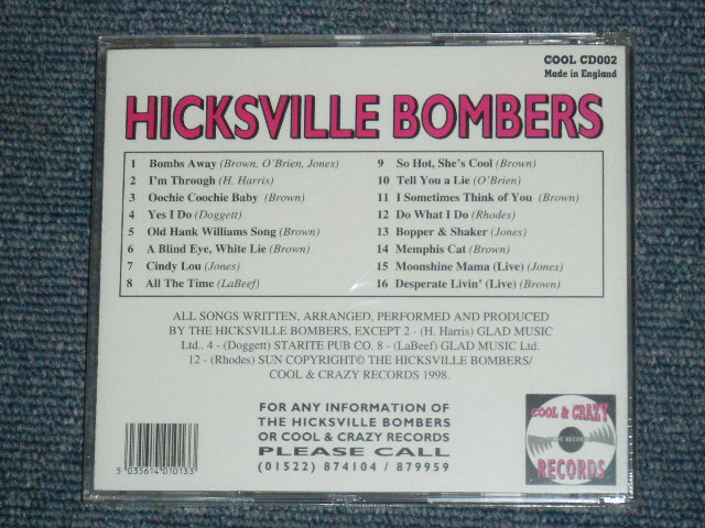 画像: THE HICKSVILLE BOMBERS - BOMBS AWAY / 1998 UK ORIGINAL Brand New Sealed CD  