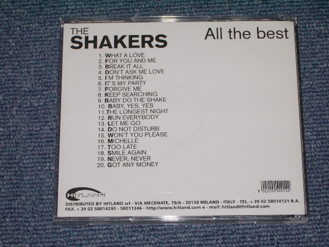 画像: THE SHAKERS  -ALL THE BEST  / 2000 ? EUROPEAN NEW  CD