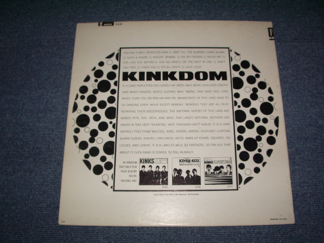 画像: THE KINKS - KINKDOM / 1965 US ORIGINAL MONO LP 