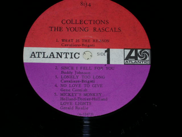 画像: YOUNG RASCALS - COLLECTION  / 1966 US ORIGINAL RED&PLUM LABEL LP 