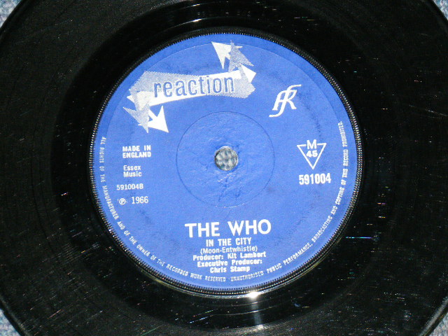 画像: THE WHO  - I'M A BOY + IN THE CITY ( Ex-/Ex- )  / 1966 UK ORIGINAL 7"Single