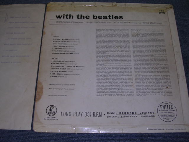 画像: THE BEATLES - WITH THE BEATLES ( MATRIX NUMBER 1N & 1N : "DOMINION "Credit : LOUD CUT ) / UK YELLOW PARLOPHONE ORIGINAL MONO LP