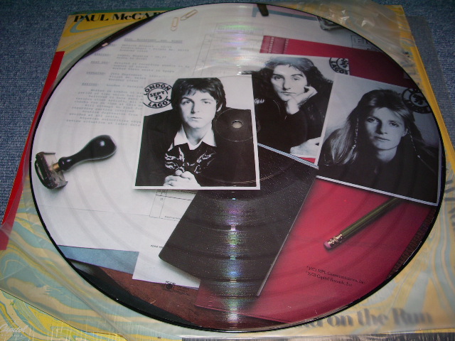 画像: PAUL McCARTNEY - BAND ON THE RUN ( PICTURE DISC ) / 1978  US ORIGINAL LP 