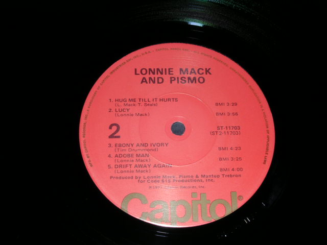 画像: LONNIE MACK AND PISMO - LONNIE MACK AND PISMO / 1977  US ORIGINAL LP 