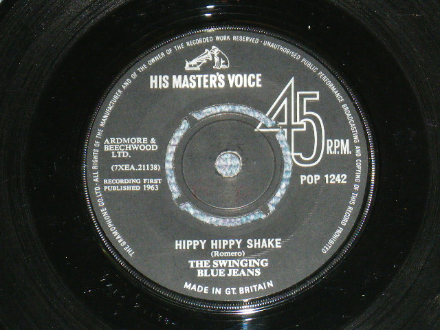 画像: THE SWINGING BLUE JEANS - HIPPY HIPPY SHAKE / 1963 UK ORIGINAL 7"SINGLE