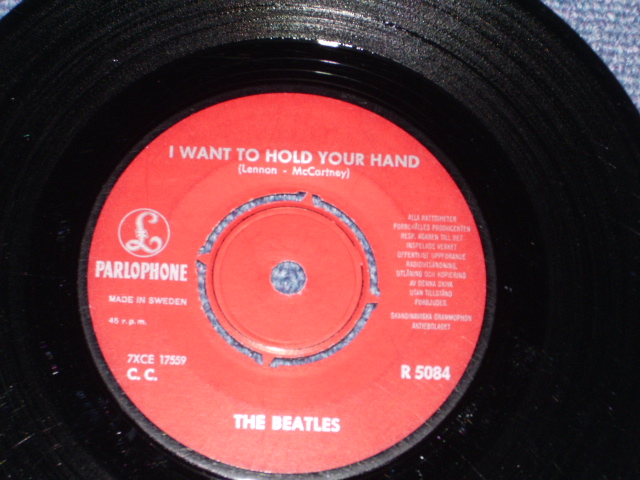 THE BEATLES - I WANT TO HOLD YOUR HAND ( RED Label : Ex+/Ex++