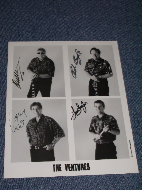 画像1: THE VENTURES PICTURE With DON,BOB,GERRY,LEON ,With AUTOGRAPHED B/W/COLOR 