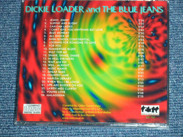 画像: DICKIE LOADER  & THE THE BLUE JEANS - SHAKE,SHAKE,SHAKE + HI-HEEL SNEAKERS / GERMAN Brand New CD-R  Special Order Only Our Store