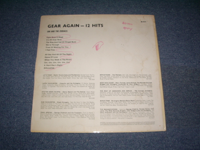 画像: IAN AND THE ZODIACS - GEAR AGAIN-12 HITS / 1965 UK ORIGINAL MONO LP