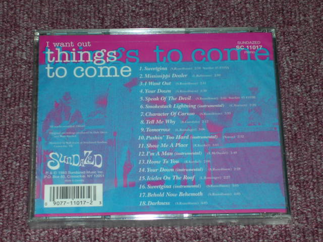 画像: THINGS TO COME - I WANT OUT / US SEALED NEW CD