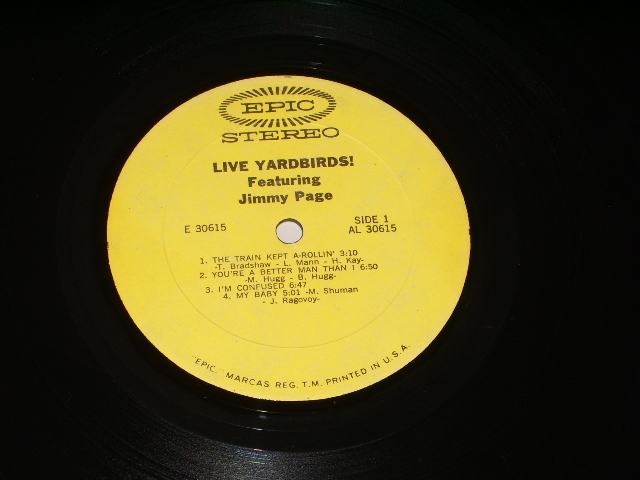 THE YARDBIRDS - LIVE! YARDBIRDS FEATURING JIMMY PAGE / 1971 US