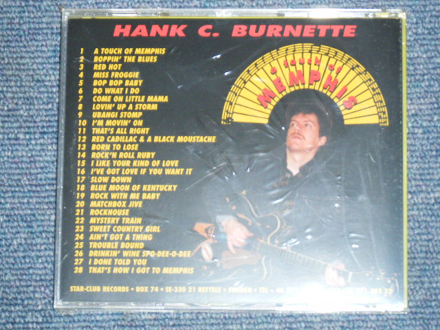 画像: HANK C BURNETTE - A TOUCH OF MEMPHIS / SWEDEN ORIGINAL Brand New Sealed CD  