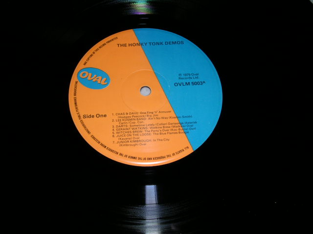 画像: VA OMNIBUS - THE HONKY TONK DEMOS / 1979 UK ORIGINAL LP 