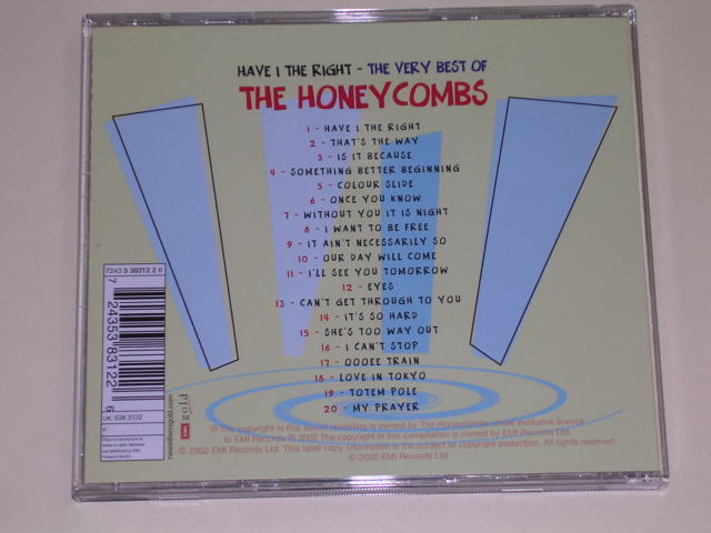 画像: HONEYCOMBS  - HAVE I THE RIGHT - THE VERY BEST OF   / 2002 UK NEW  CD