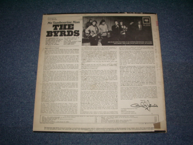 画像: THE BYRDS - MR.TAMBOURINE MAN ( VG++/Ex++ )/ 1965 ORIGINAL 2nd  Press Label MONO LP